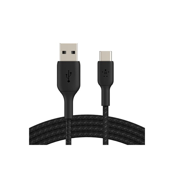 Belkin Boost Charge Braided USBC USBa, Cab002Bt2Mbk CAB002bt2MBK - main